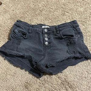 Black Denim Mid rise jeans
